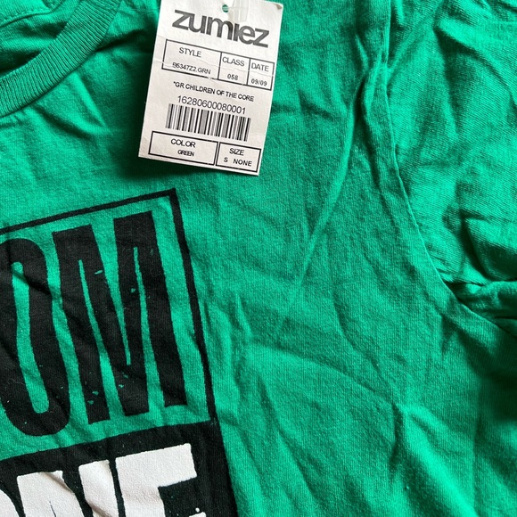 NWT Volcom Girls Green T-shirt Small - Picture 2 of 2